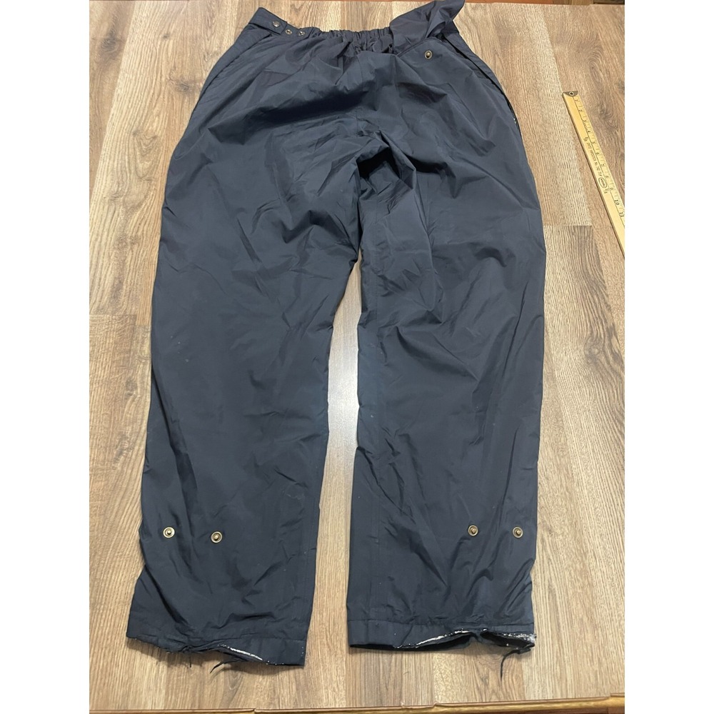 Dry JoY by Footjoy Pants, Men's Size Large, Black, Windbreaker, Side Zip Up - Picture 2 of 8
